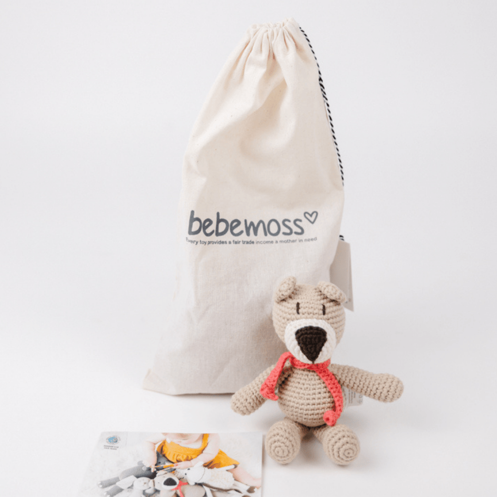 Atty the bear - beige mini